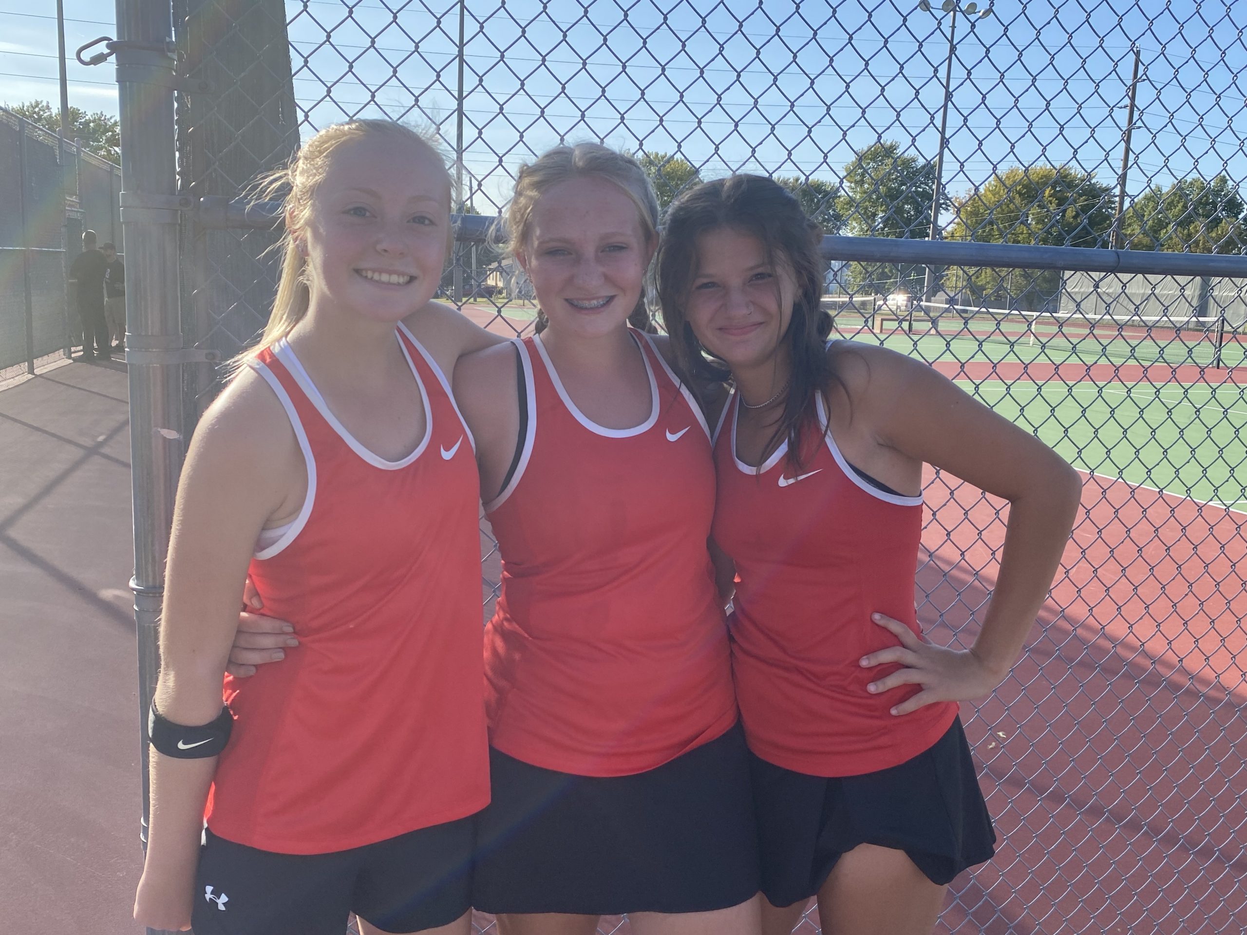 Three Emporia High girls tennis players qualify for state